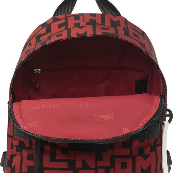 Longchamp Newest Quality Backpack Logo Red Black main image 4